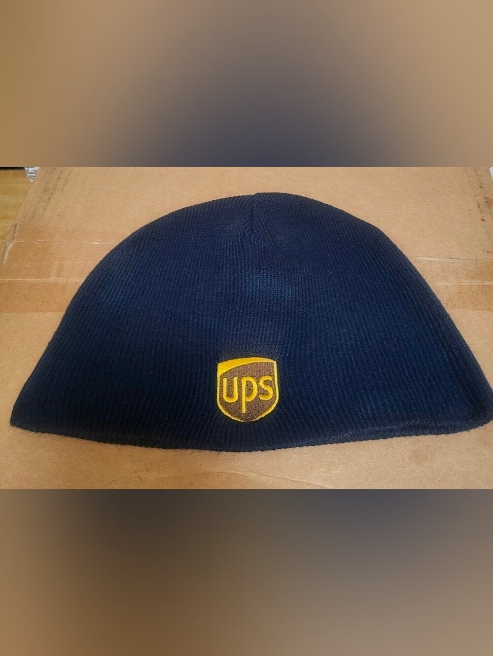 UPS Employee loose fit Beanie Navy Blue